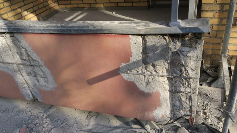 Balkonsanierung: Betonabbruch